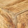 vidaXL U-образна странична маса 45x30x61 см мангово дърво масив