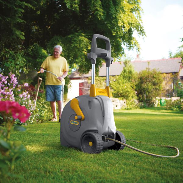 Hozelock Градинска количка с макара 40 м маркуч Fast Cart