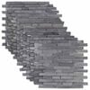 vidaXL Мозайка плочки Сиво 30 x 30 cm Мрамор