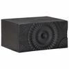 vidaXL Нощен шкаф с чекмедже Черен 40 x 30 x 20 см