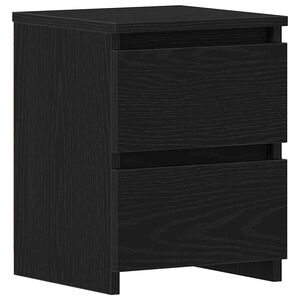 vidaXL Нощен шкаф Черния дъб 30 x 30 x 40 cm Инженерно дърво