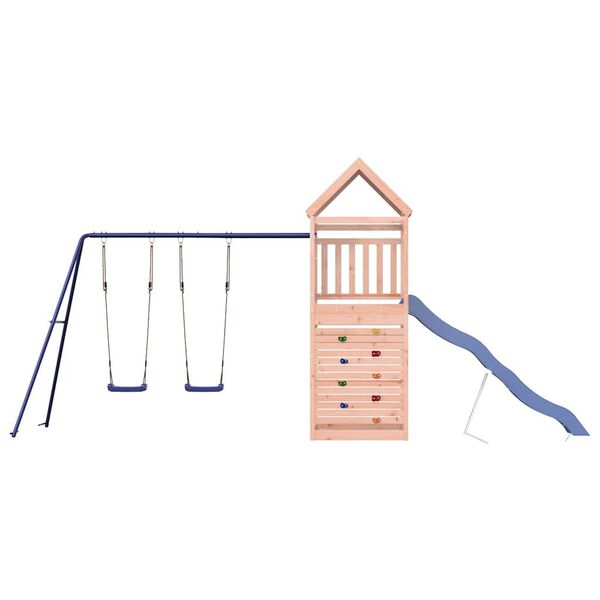 vidaXL Комбинирано детско съоръжение, масивна дугласка дървесина