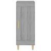 vidaXL Сайдборд, сив сонома, 34,5x34x90 см, инженерно дърво