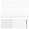 vidaXL Ограда с пост Сребрист 1,5 x 50 m Стомана