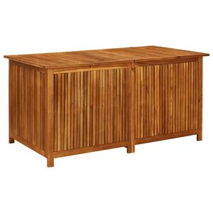 vidaXL Градинска кутия за съхранение 150x80x75 см акациево дърво масив