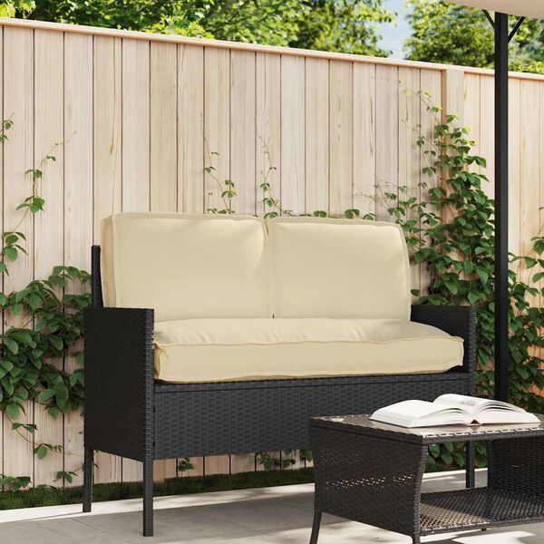 vidaXL Комплект възглавници за палет 3 pcs Бежово 120 х 60 х 12 см