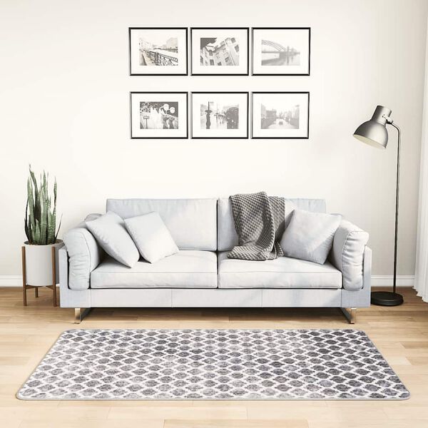 vidaXL Килим, миещ се, 80x150 см, пъстър, противоплъзгащ