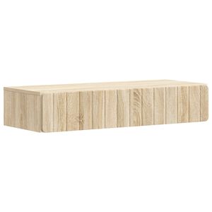 vidaXL Стенен страничен масичка Дъб сонома 87,5 x 34,5 x 17 см