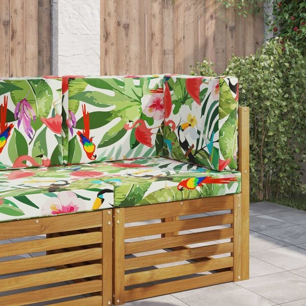 vidaXL Възглавница за диван на открито 3 pcs цветно Полиестер