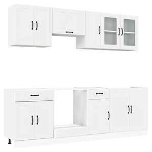 vidaXL Комплект кухненски шкафове от 8 части Kalmar, инженерно дърво