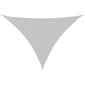 vidaXL Слънцезащитно платно светлосиво 7x5x5 м 100% полиестер Оксфорд