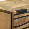 vidaXL Шкафче Кафяво 40 x 33 x 110 см мангово дърво масив