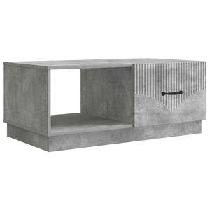 vidaXL Масичка за кафе Бетонно сиво 90 x 50 x 37 см