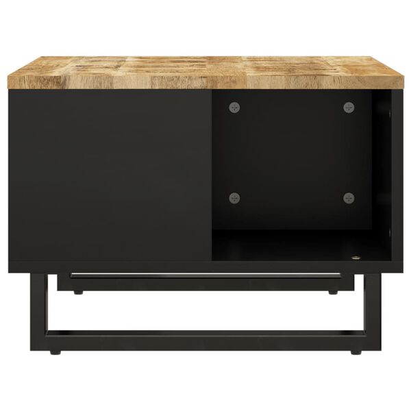 vidaXL Маса за кафе, 60x50x35 см, масивно мангово дърво