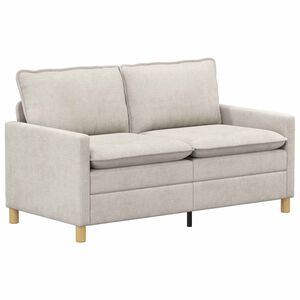 vidaXL Диван Кремаво 156 x 81 x 87,5 см Полиестер