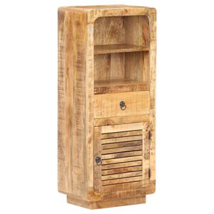 vidaXL Висок шкаф, 45x32x110 см, грубо мангово дърво