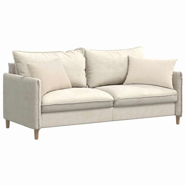 vidaXL Диван възглавници 2 pcs Бежово 60 x 40 cm текстил