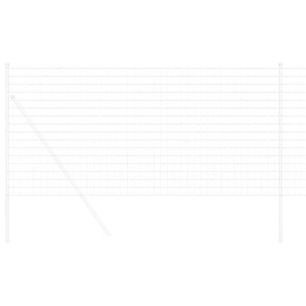 vidaXL Европейска ограда Сребрист 1.4 x 10 m Горещо поцинкована желязо