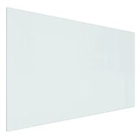 vidaXL Стъклена подложка за камина, правоъгълна, 100x60 см
