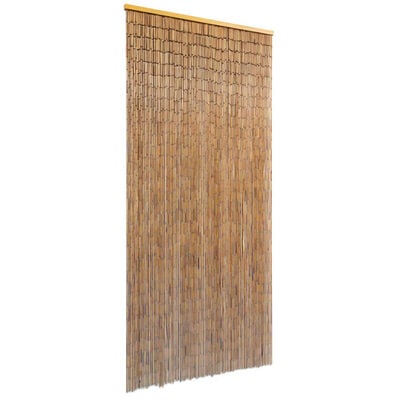 vidaXL Завеса за врата от бамбук, 90x200 cм