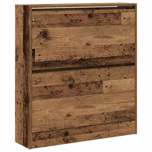 vidaXL Шкаф за обувки 80 x 21 x 87,5 cm Инженерна дървесина