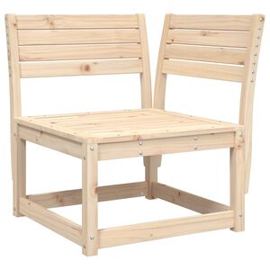 vidaXL Градински ъглов диван, 73x73x78 см, борово дърво масив