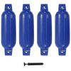 vidaXL Броня за лодка 4 бр синя 41x11,5 см PVC