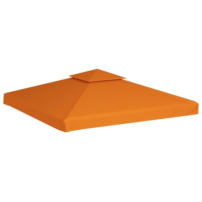 vidaXL Покривало за шатра, резервно, оранжево, 310 гр/м², 3х3 м