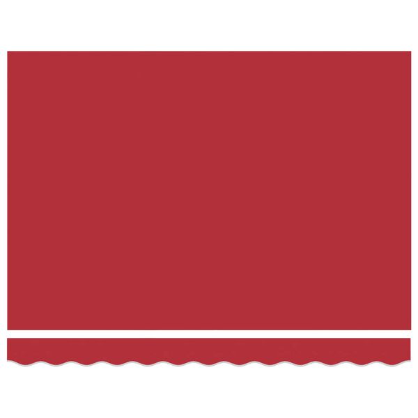 vidaXL Сгъваем навес Червено 300 x 250 cm Текстил и Метал