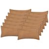 vidaXL Калъфка за възглавница 12 бр. HOUTEN Бежово 40 x 80 cm Букле