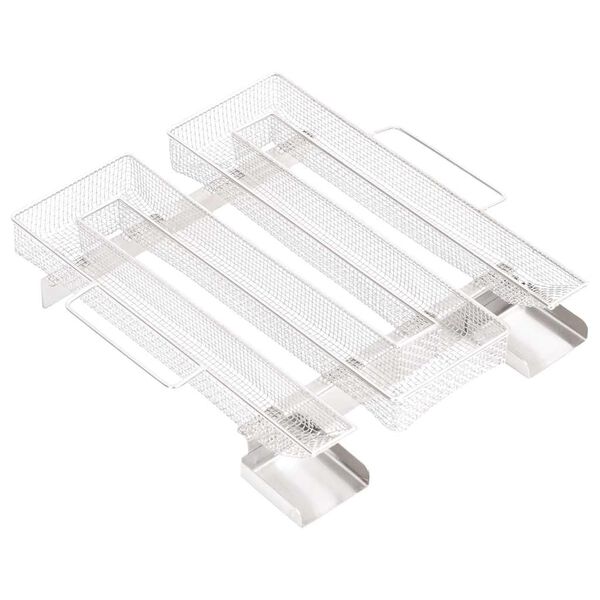 vidaXL Димогенератор за студено опушване, 4-странен, 22,5 см, инокс