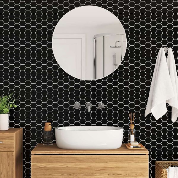 vidaXL Плочка с рибена люспа 50 pcs Светло розово 30 x 30 cm