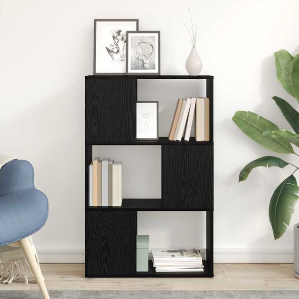 vidaXL Комплект ТВ шкаф Черно 60 x 24 x 94,5 см Инженерно дърво