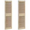 vidaXL Врата за шкаф с врата 2 бр. Натурално 140,5 x 2,1 x 39,5 см