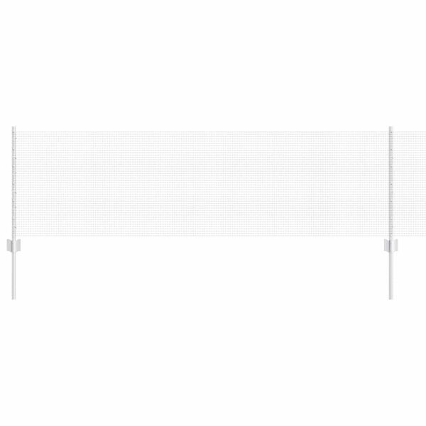 vidaXL Ограда с пост Сребрист 0,6 x 100 м Стомана