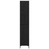 vidaXL Висок шкаф Черния дъб 34,5 x 34 x 180 см Инженерно дърво