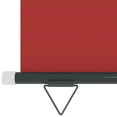 vidaXL Вертикална тента за балкон, 122x250 см, червена