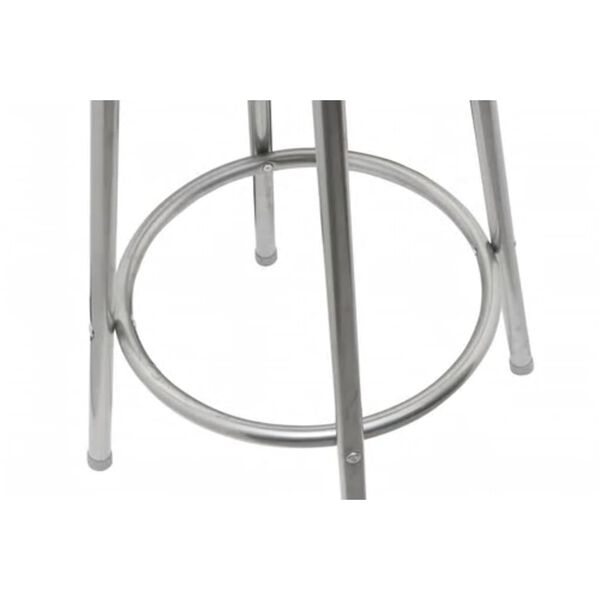 vidaXL Бар столове 2 бр, кафяви, стомана