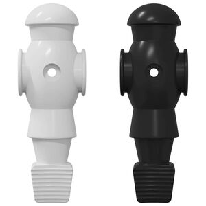 vidaXL Футболни маси с играчи за 3.6 x 3.1 x 10.8 см прът 24 pcs