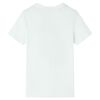 Детска тениска с къс ръкав, екрю, 92