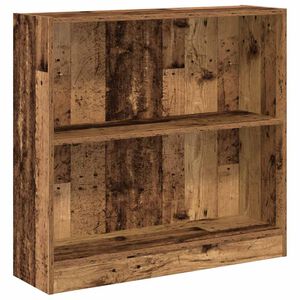 vidaXL Библиотека, старо дърво, 80x24x76 см, инженерно дърво