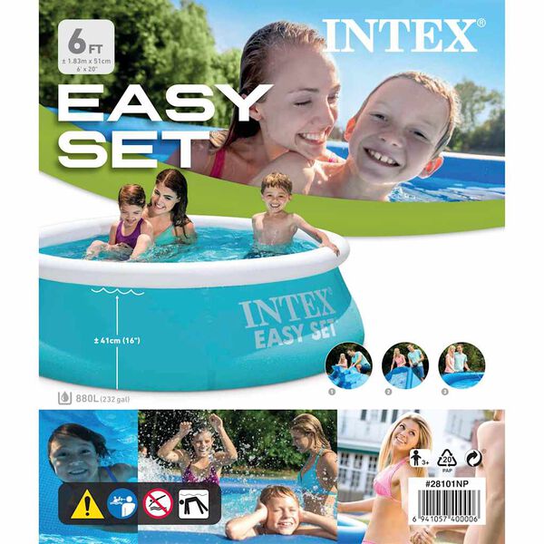 Intex Плувен басейн Easy Set 183x51 см 28101NP