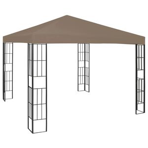 vidaXL Шатра, 3x3 м, таупе