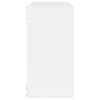 vidaXL Стенни кубични рафтове, 6 бр, бели, 30x15x30 см