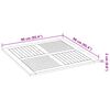 vidaXL Плот за маса 90x90x2,2 см квадратен масивна акация