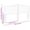 vidaXL Облегалка за глава Димян дъб 200 cm Инженерно дърво