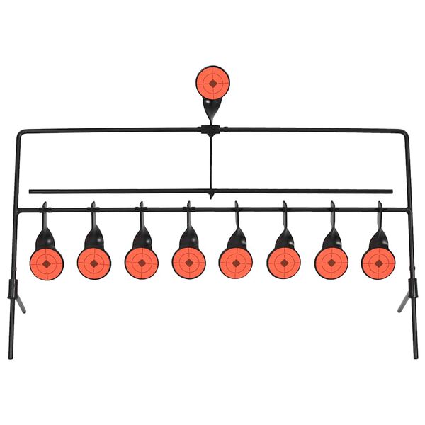 vidaXL Въртяща се стрелкова мишена с автоматично рестартиране с 8 + 1 мишени