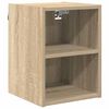 vidaXL Висящ шкаф Сонома дъб 30 x 29,5 x 40 см Инженерно дърво