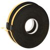 vidaXL Самоотлепваща се пяна лента 2 бр. Черно 15mm x 10m CR пяна