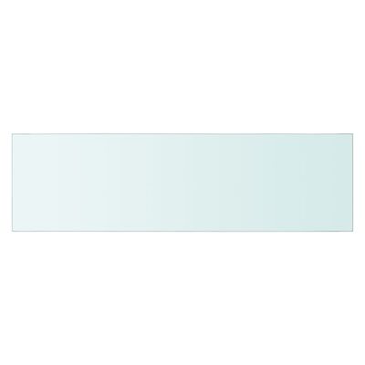 vidaXL Плоча за рафт, прозрачно стъкло, 70 x 20 см
